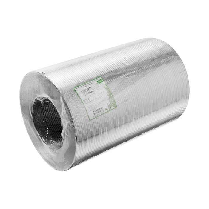 Воздуховод гофрированный "Алювент", d=200 мм, раздвижной до 3 м, алюминиевый от компании Интернет - магазин Flap - фото 1
