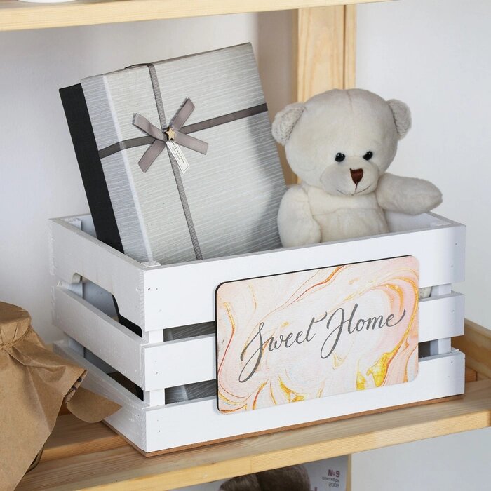 Ящик для хранения "Sweet home" 30х15х20 см от компании Интернет - магазин Flap - фото 1