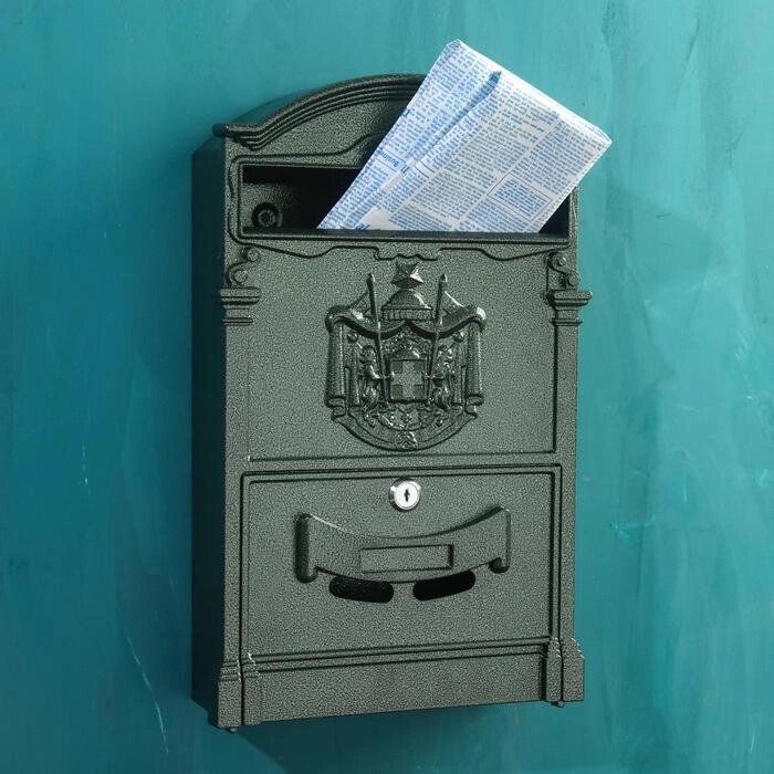 Ящик почтовый №4010, Тёмно-зелёный от компании Интернет - магазин Flap - фото 1