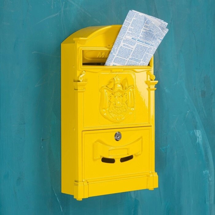 Ящик почтовый №4010, Желтый от компании Интернет - магазин Flap - фото 1