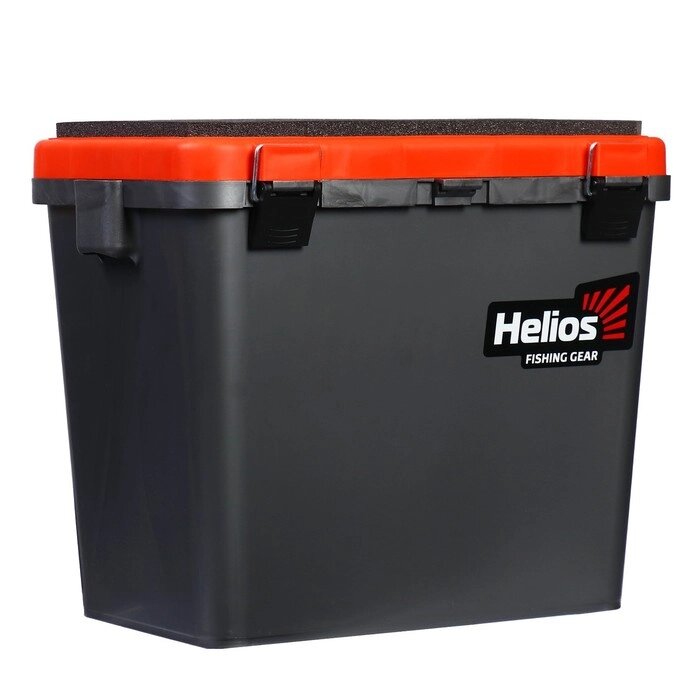 Ящик зимний HELIOS односекционный, цвет серо-оранжевый от компании Интернет - магазин Flap - фото 1