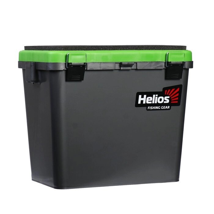 Ящик зимний HELIOS односекционный, цвет серо-салатовый от компании Интернет - магазин Flap - фото 1