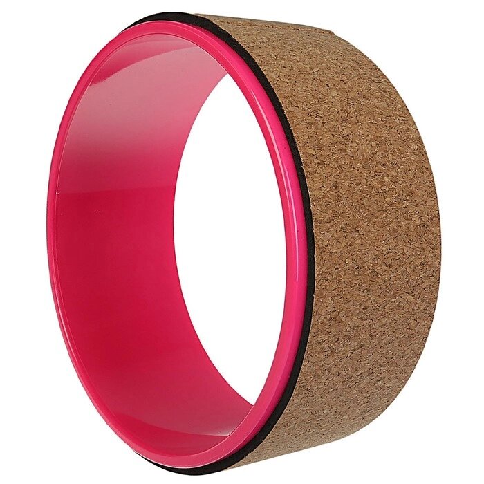 Йога-колесо «Лотос», 3313 см, цвет розовый от компании Интернет - магазин Flap - фото 1