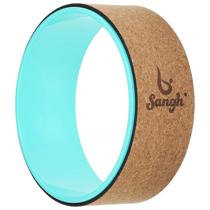 Йога-колесо Sangh «Лотос», 3313 см, цвет мятный от компании Интернет - магазин Flap - фото 1
