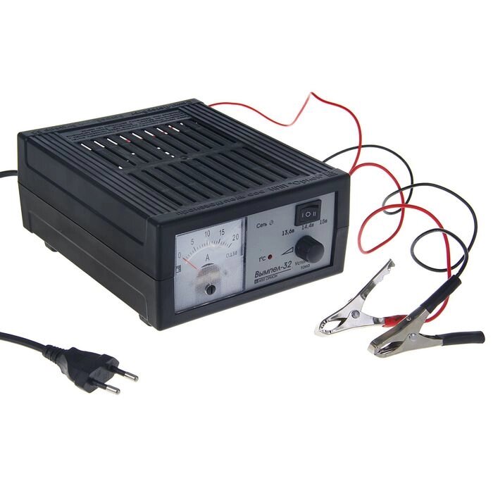 Зарядно-предпусковое устройство "Вымпел-32",0.8-20 А,12 В, для гелевых кислотных и AGM АКБ от компании Интернет - магазин Flap - фото 1