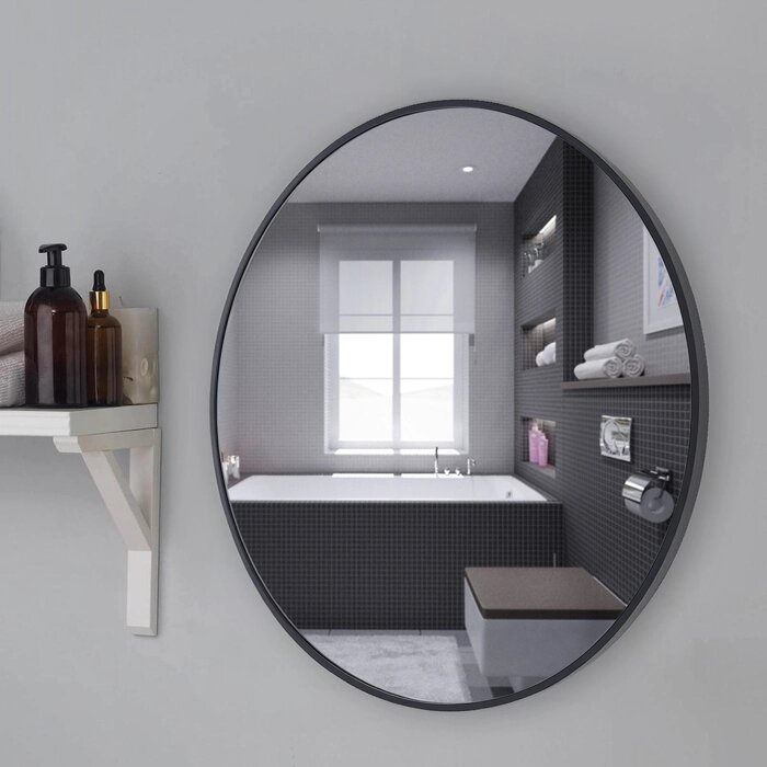 Зеркало "Чёрный матовый", настенное, 70  3 см от компании Интернет - магазин Flap - фото 1