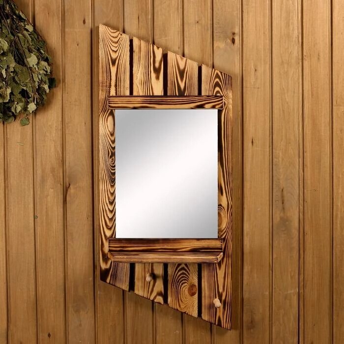 Зеркало "Диагональ" обожжёное 72х42 см от компании Интернет - магазин Flap - фото 1