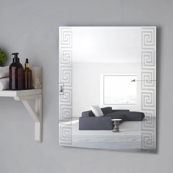 Зеркало, настенное, 53,5х46,5 см от компании Интернет - магазин Flap - фото 1