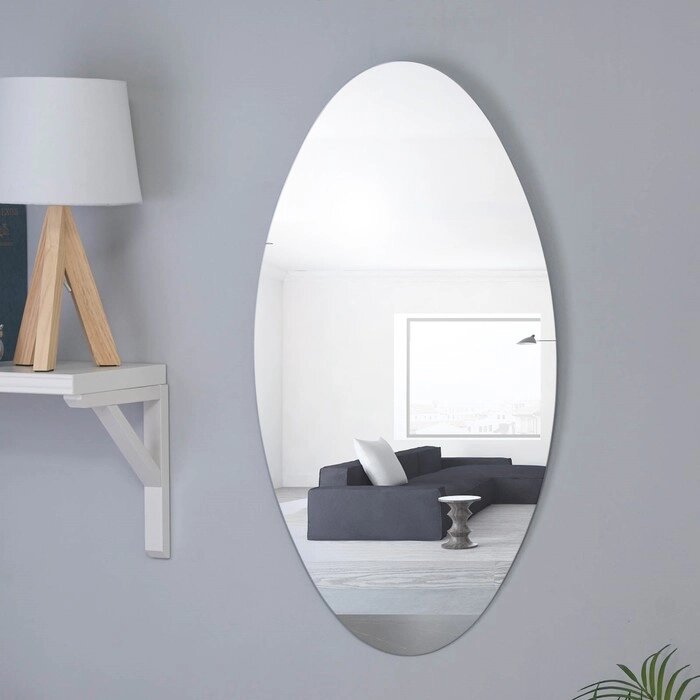 Зеркало, настенное, "Овал", 40х70 см от компании Интернет - магазин Flap - фото 1