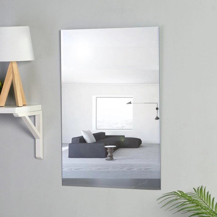 Зеркало «Прямоугольник», 50х70 см, фацет от компании Интернет - магазин Flap - фото 1