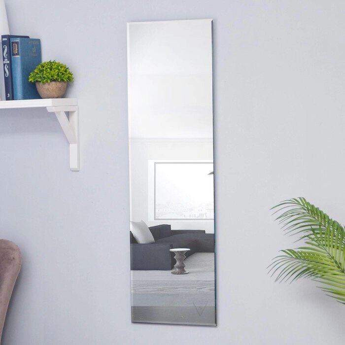 Зеркало с фацетом 5 мм, 30 х 100 см, Evoform от компании Интернет - магазин Flap - фото 1