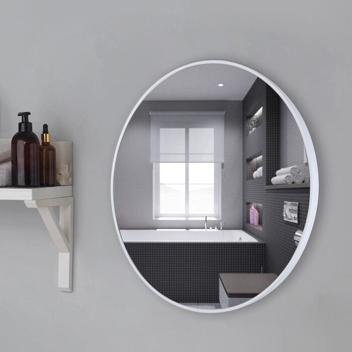 Зеркало "Серебро", настенное, 80  4 см от компании Интернет - магазин Flap - фото 1