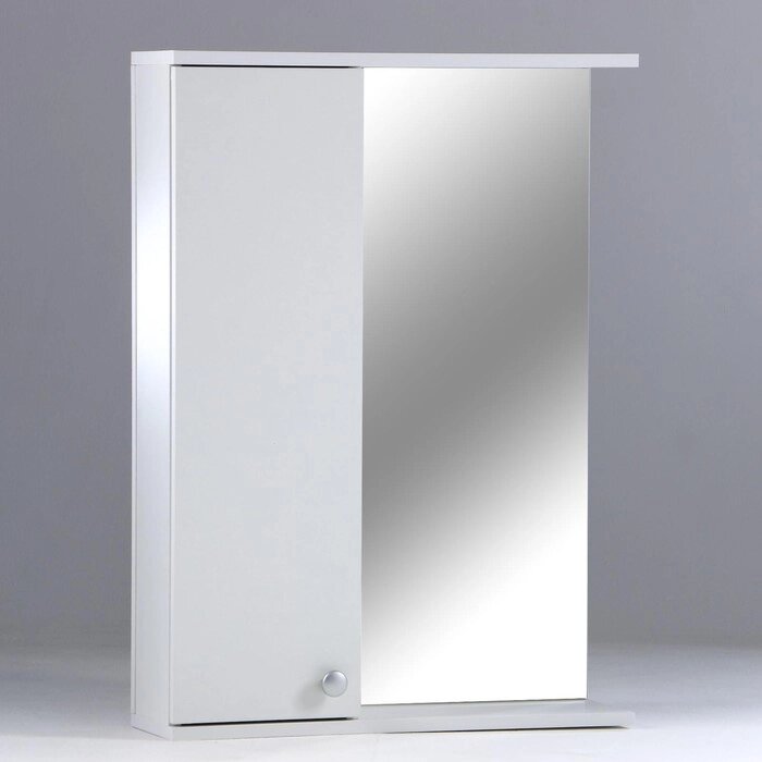 Зеркало-шкаф для ванной комнаты, белый,  50 х 18 х 83 см от компании Интернет - магазин Flap - фото 1