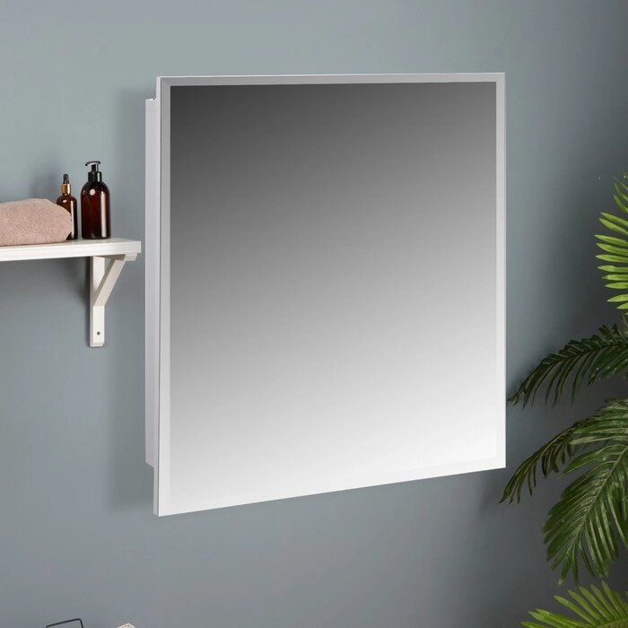 Зеркало-шкаф для ванной комнаты "ЕШЗ- 550" , белый, 55 х 60 х 12 см от компании Интернет - магазин Flap - фото 1