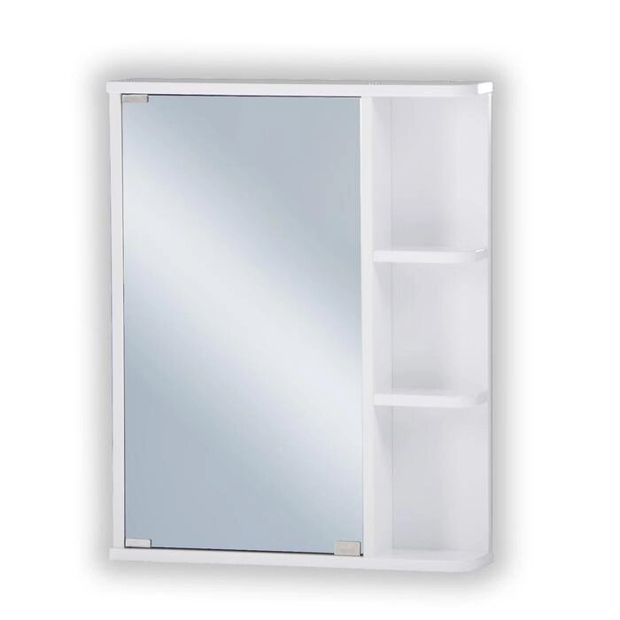 Зеркало-шкаф для ванной комнаты "Стандарт 55" правый, 70 см х 55 см х 12 см от компании Интернет - магазин Flap - фото 1