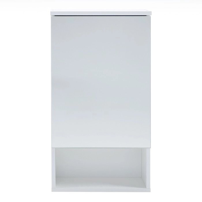 Зеркало-шкаф для ванной комнаты "Вега 4002" белое, 40 х 13,6 х 70 см от компании Интернет - магазин Flap - фото 1