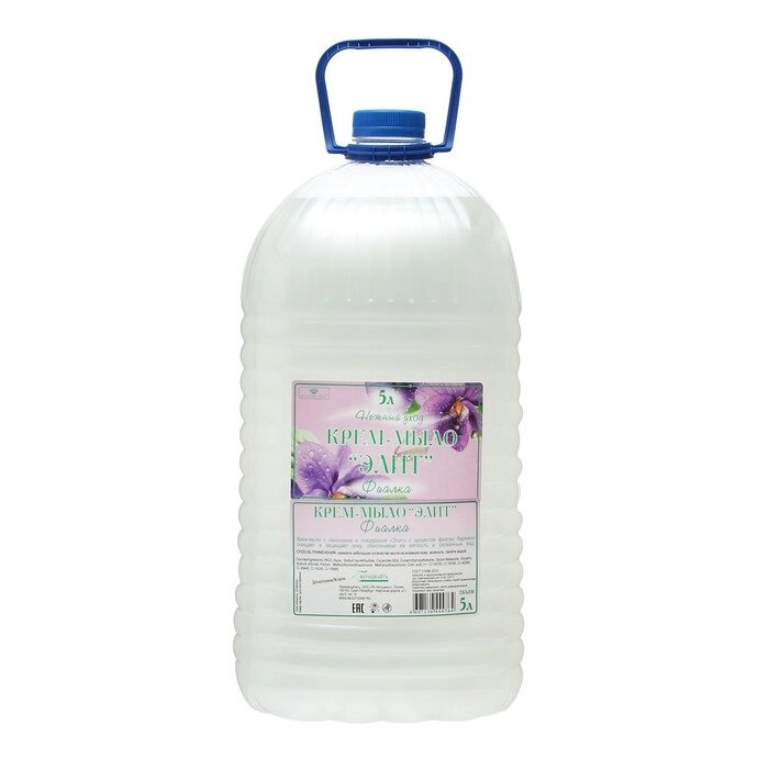 Жидкое мыло Элит "Фиалка", 5 л от компании Интернет - магазин Flap - фото 1