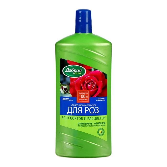 Жидкое органо-минеральное удобрение "Добрая сила" для роз, 1 л от компании Интернет - магазин Flap - фото 1