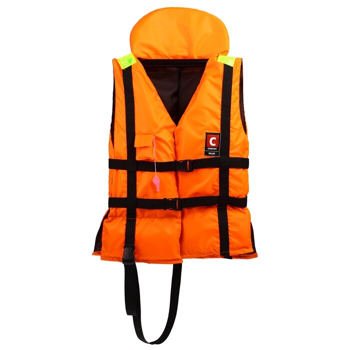 Жилет спасательный универсальный с подголовником "Лоцман", 80-120 кг от компании Интернет - магазин Flap - фото 1