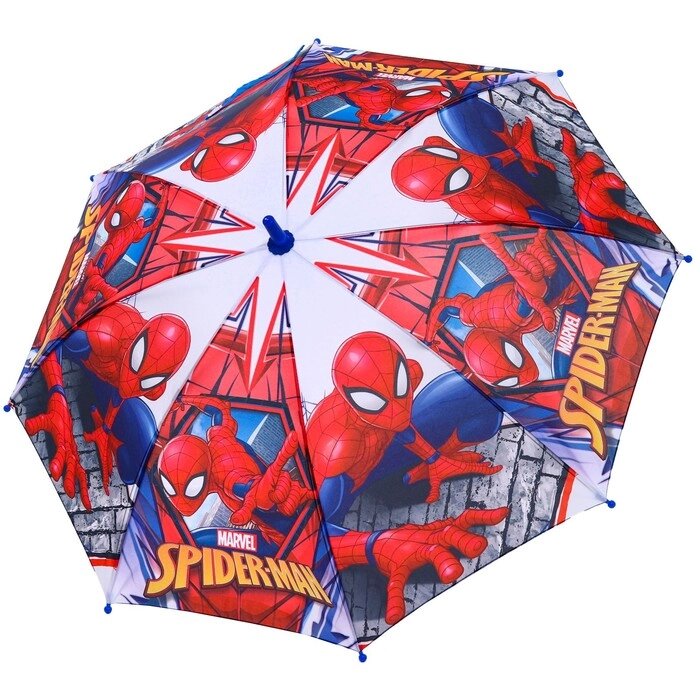 Зонт детский. Человек паук, красный, 8 спиц d=86 см от компании Интернет - магазин Flap - фото 1