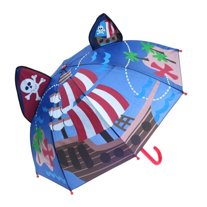 Зонт детский фигурный «Пираты», МИКС от компании Интернет - магазин Flap - фото 1