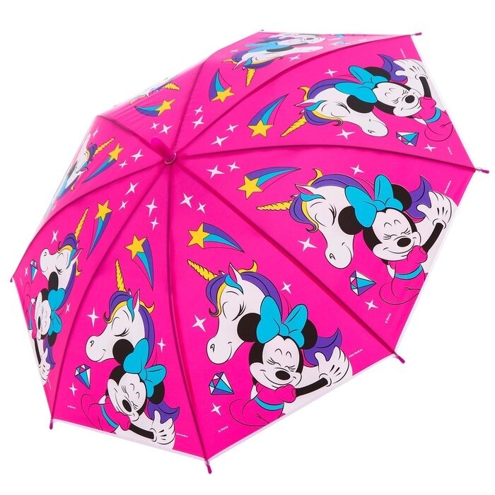 Зонт детский, Минни Маус Единорог, 8 спиц d=86 см от компании Интернет - магазин Flap - фото 1