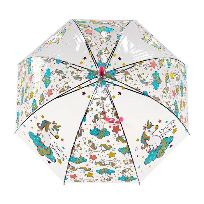 Зонт детский «Рожденный быть единорогом» цвета МИКС от компании Интернет - магазин Flap - фото 1