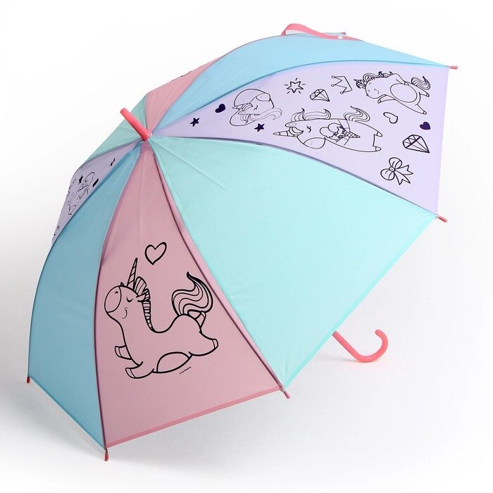 Зонт детский «Сказочная единорожка», d=90см от компании Интернет - магазин Flap - фото 1