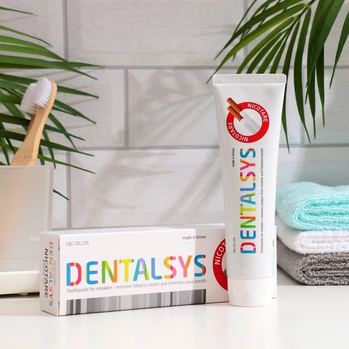 Зубная паста Dentalsys Nicotare для курильщиков,130 г от компании Интернет - магазин Flap - фото 1