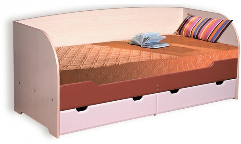 А-4 Кровать с ящиками от компании ExpertMK - производство корпусной мебели - фото 1