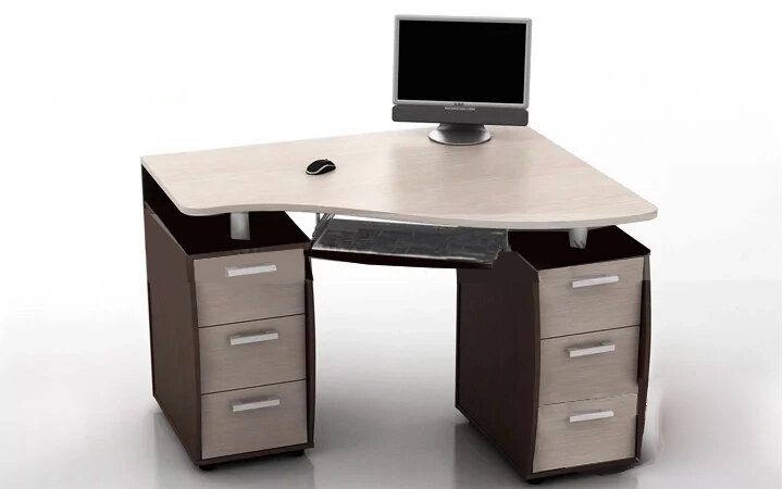 Компьютерные столы06 ЛДСП от компании ExpertMK - производство корпусной мебели - фото 1