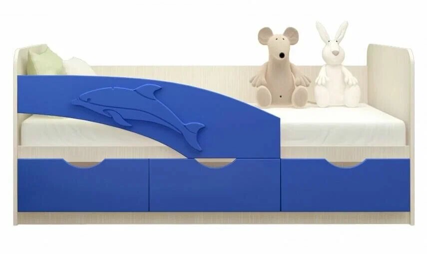 Кровать Дельфин МДФ/ЛДСП от компании ExpertMK - производство корпусной мебели - фото 1