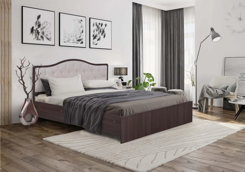 Кровать Милана от компании ExpertMK - производство корпусной мебели - фото 1