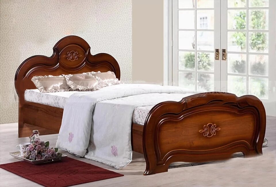 Кровать Патина 001 ##от компании## ExpertMK - производство корпусной мебели - ##фото## 1