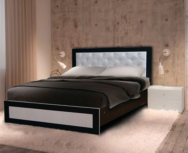 Кровать с мягким изголовьем №2 ##от компании## ExpertMK - производство корпусной мебели - ##фото## 1