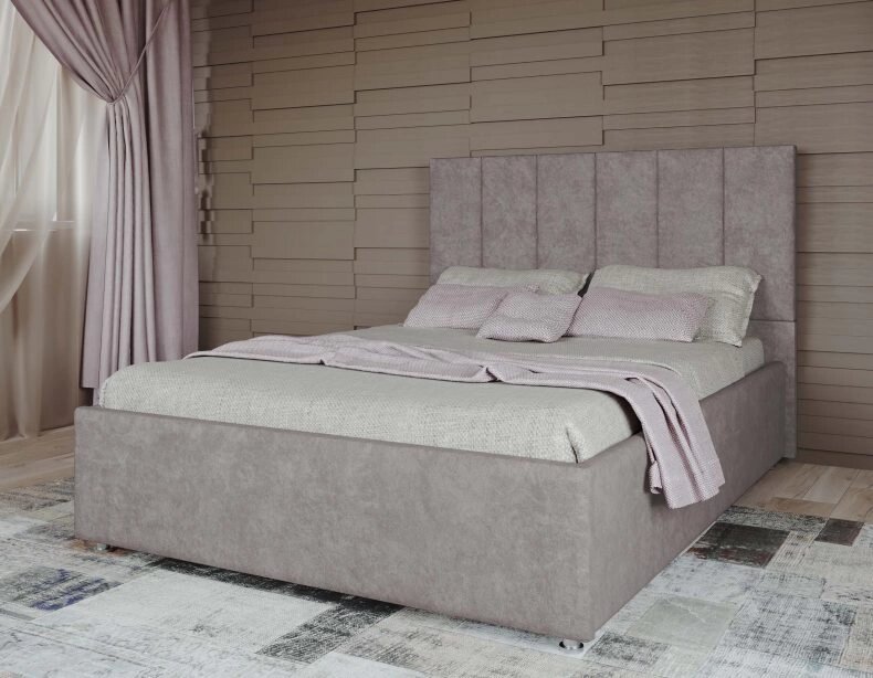 Кровать с подъемным механизмом Шарм (grey) от компании ExpertMK - производство корпусной мебели - фото 1