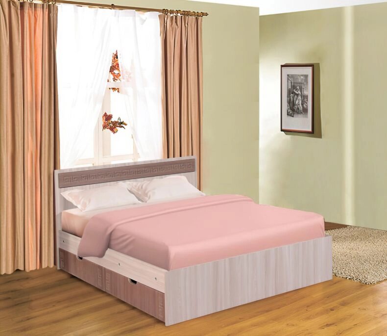 Кровать Юнона с ящиками ##от компании## ExpertMK - производство корпусной мебели - ##фото## 1
