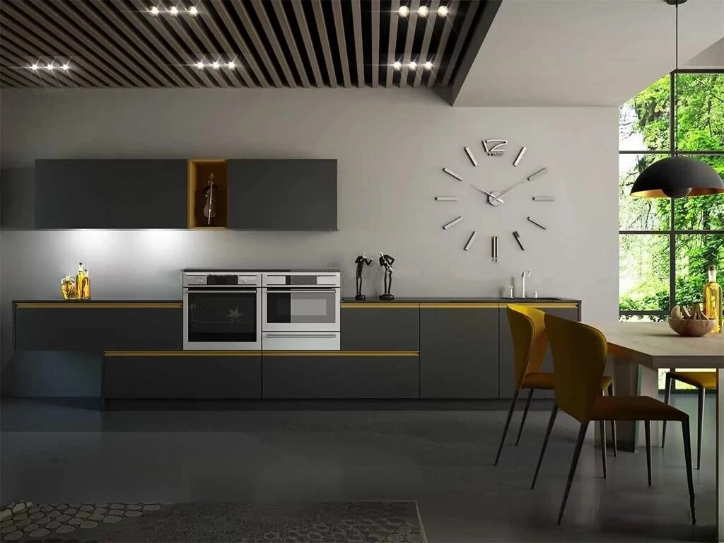 Кухня Хай-Тек 012 от компании ExpertMK - производство корпусной мебели - фото 1