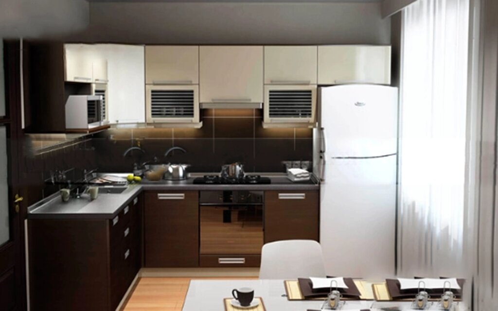 Кухонный гарнитур 07 от компании ExpertMK - производство корпусной мебели - фото 1