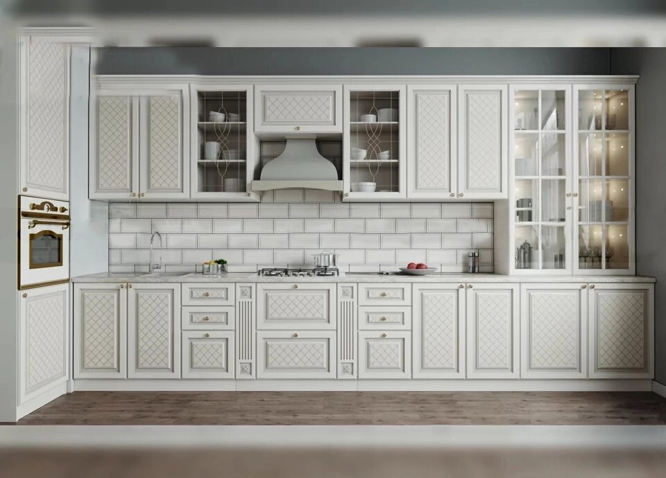 Кухонный гарнитур Бронкс эмаль от компании ExpertMK - производство корпусной мебели - фото 1