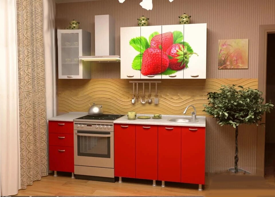 Кухонный гарнитур Ф-04 ##от компании## ExpertMK - производство корпусной мебели - ##фото## 1