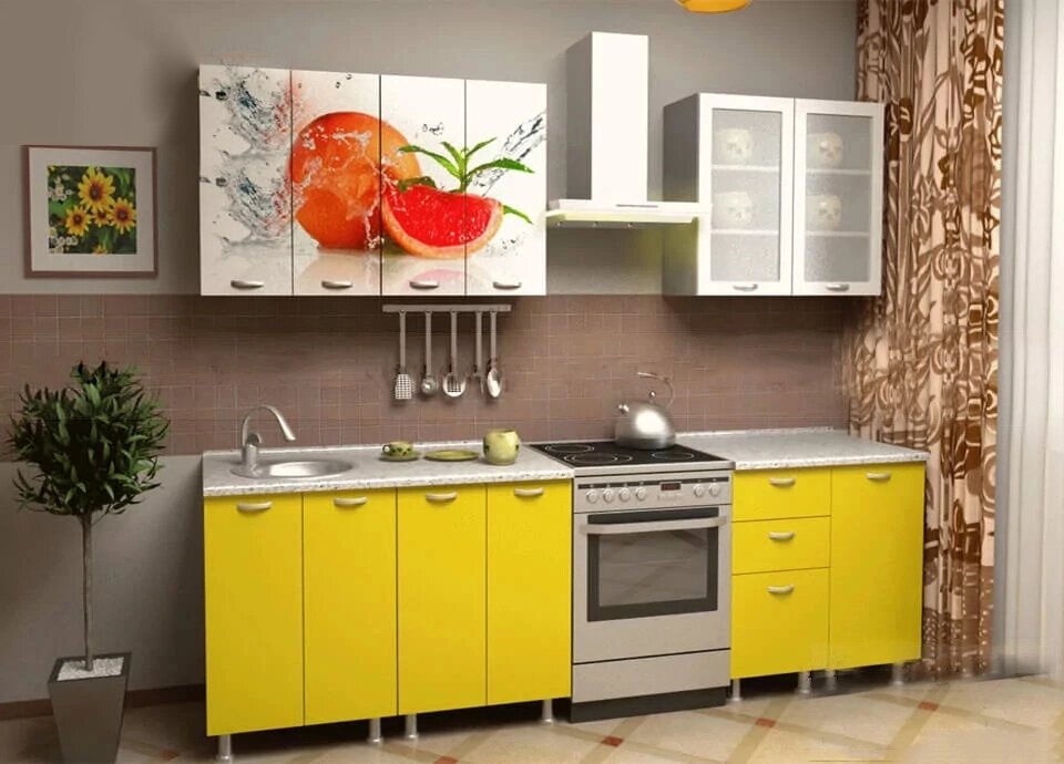 Кухонный гарнитур Ф-05 ##от компании## ExpertMK - производство корпусной мебели - ##фото## 1