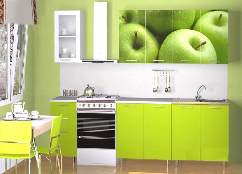 Кухонный гарнитур Ф-08 ##от компании## ExpertMK - производство корпусной мебели - ##фото## 1