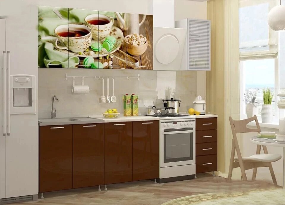 Кухонный гарнитур Ф-18 ##от компании## ExpertMK - производство корпусной мебели - ##фото## 1