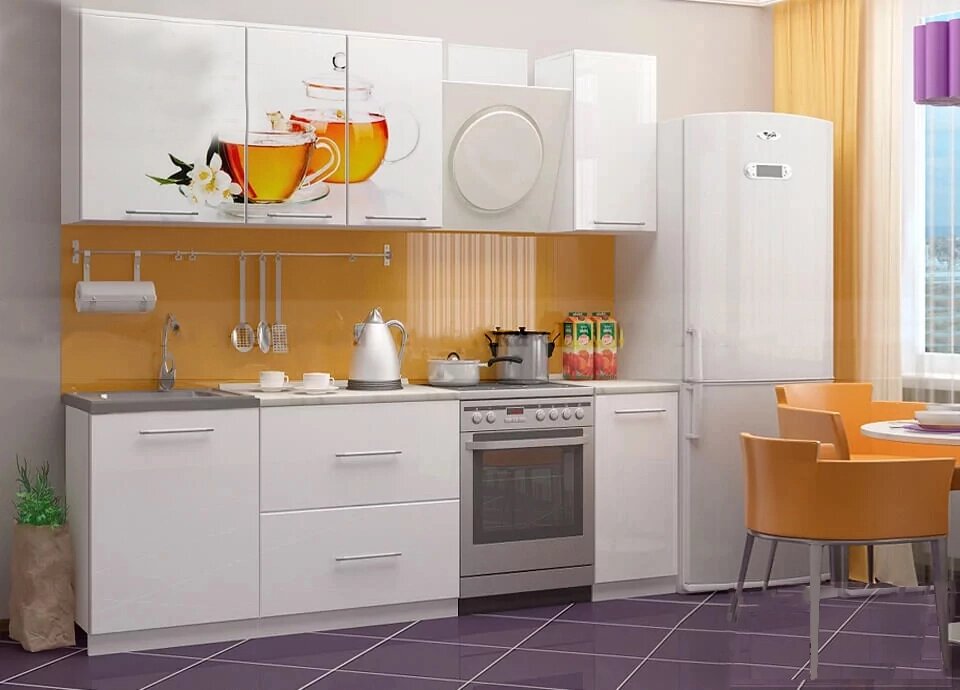 Кухонный гарнитур Ф-30 ##от компании## ExpertMK - производство корпусной мебели - ##фото## 1