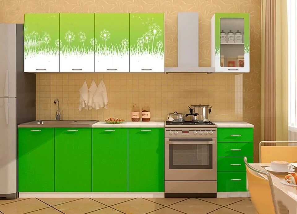 Кухонный гарнитур Ф-67 ##от компании## ExpertMK - производство корпусной мебели - ##фото## 1