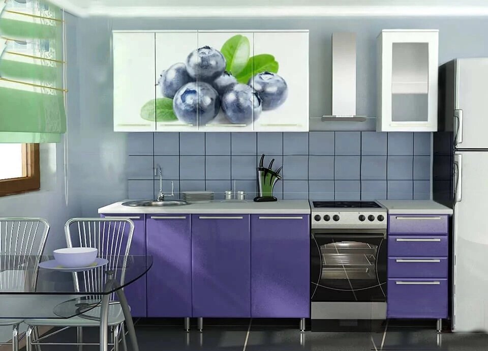 Кухонный гарнитур Ф-79 ##от компании## ExpertMK - производство корпусной мебели - ##фото## 1