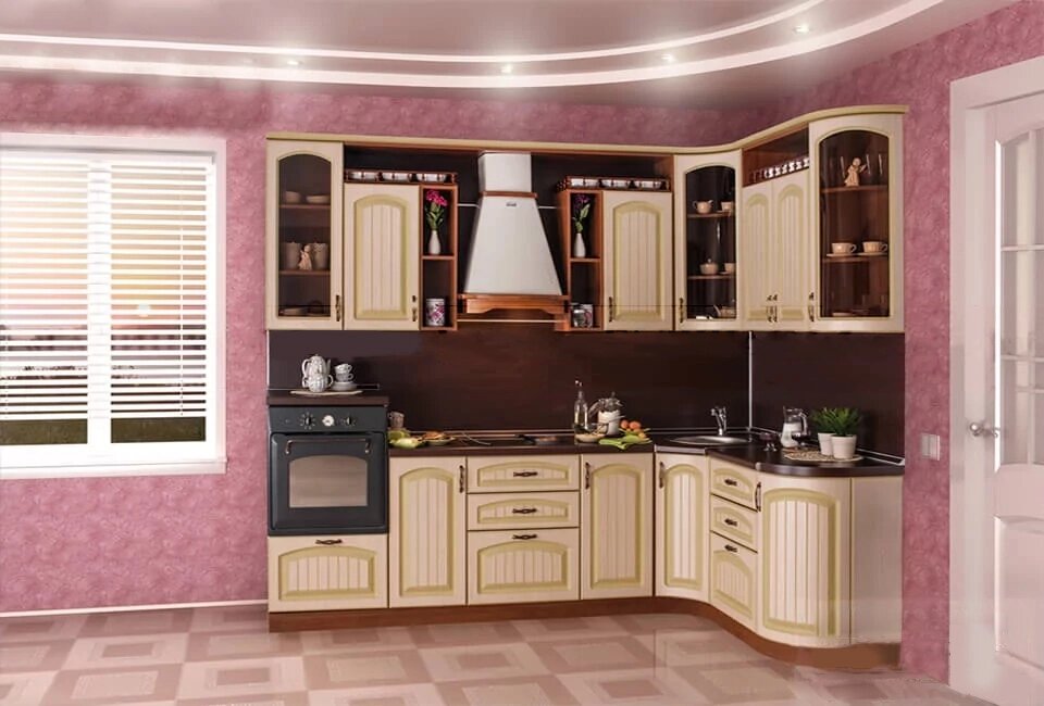 Кухонный гарнитур Патина 006 от компании ExpertMK - производство корпусной мебели - фото 1