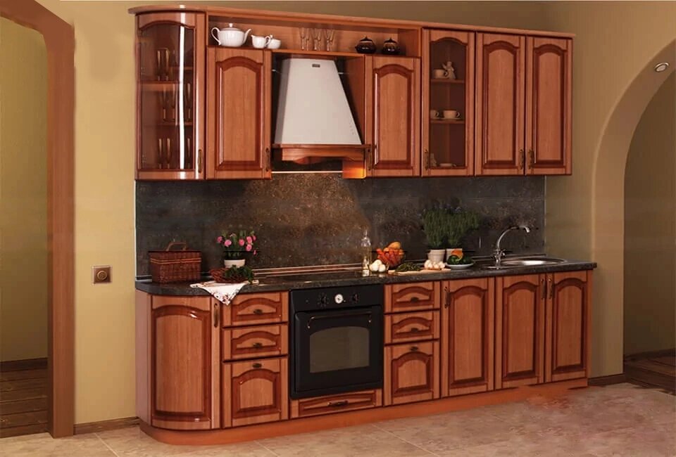 Кухонный гарнитур Патина 007 от компании ExpertMK - производство корпусной мебели - фото 1