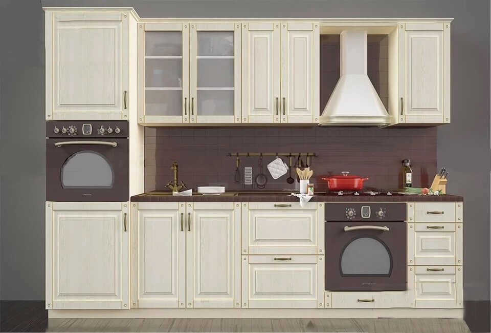 Кухонный гарнитур Патина 012 ##от компании## ExpertMK - производство корпусной мебели - ##фото## 1